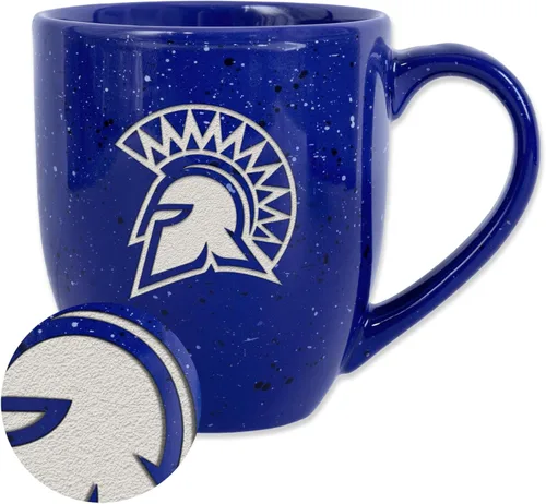 Miniatura 167 de Rico Industries NCAA Virginia Tech Hokies Maroon - Taza de café de cerámica grabada con láser, color del equipo, 16 onzas
