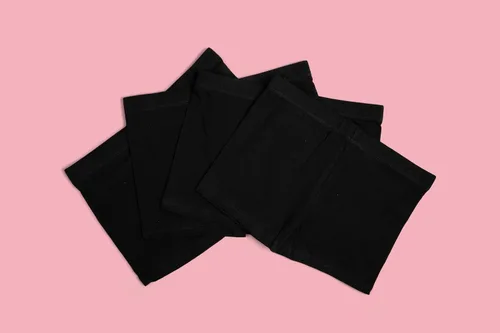 Miniatura 2 de Pantalones cortos de algodón populares para niñas, paquete de 4 pantalones cortos de vestir sólidos y teñidos anudados, pantalones cortos