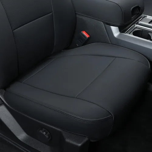 Miniatura 6 de Covertopia Fundas de asiento de piel sintética F150, ajuste personalizado para Ford F150 SuperCrew 2015-2024 2025 y 2017-2024 2025 F250 F350 F450