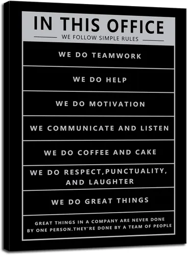 Miniatura 45 de WYJZDZQ8 Lienzo inspirador para la oficina, póster de arte de pared, cuadros motivacionales, lienzo con texto en inglés "How To Be Mentally Strong
