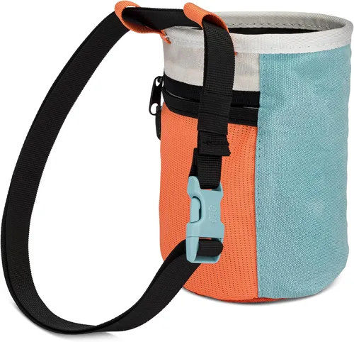 Miniatura 2 de Oso Supply Co - Bolsa de tiza de lona encerada - Bolsillo con cremallera y bolsa de malla para bouldering, escalada en roca, gimnasio, levantamiento