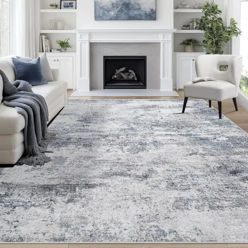 Miniatura 114 de 5x7 Area Rugs for Living Room Rug Washable: Abstract Rug for Dining Room Bedroom Carpet Non Slip 5 by 7 Indoor Modern Nursery Home Office Beige