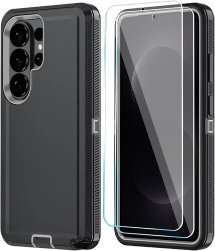 Miniatura 17 de ONOLA Funda compatible con Samsung Galaxy S24 Ultra con protector de pantalla HD, resistente a los golpes y a las caídas, funda de 3 capas