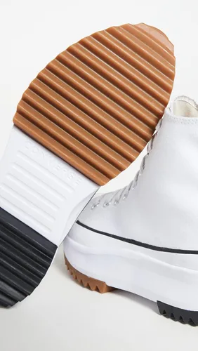 Miniatura 6 de Converse Plataformas de lona Run Star Hike para mujer, blanconegro (WhiteBlackGum)