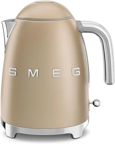 Miniatura 8 de Smeg - Tetera eléctrica de estilo retro de los años 50 de 7 tazas con apagado automático, base removible e indicador de agua, KLF03CRUS, color crema