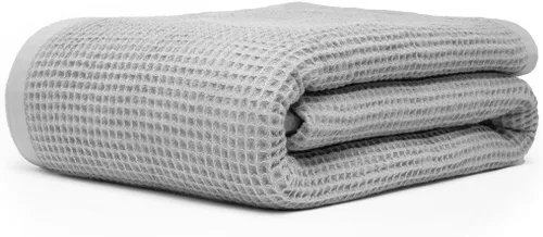 Miniatura 19 de Manta multiusos 100% de algodón de fibra extralarga, suave y transpirable, ligera para todas las estaciones, para sofá, sofá, cama, lavable a Espiga
