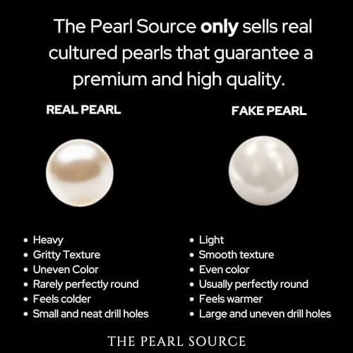 Miniatura 7 de The Pearl Source Collar con colgante de perlas de agua dulce Sydney para mujer, collar de perlas cultivadas Collar de perlas individuales