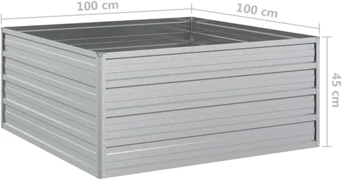 Miniatura 6 de Cama elevada para jardín, camas de jardín elevadas de metal para exteriores, camas de jardín elevadas galvanizadas para verduras, flores, hierbas