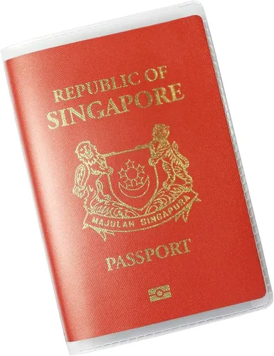 Miniatura 4 de Funda transparente transparente para pasaporte, organizador de tarjetas de identificación, protector de viaje (5 transparentes), Claro, Cartera