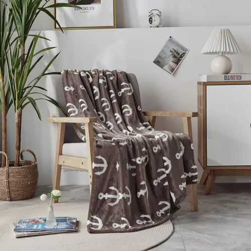 Miniatura 11 de Manta de felpa, manta de forro polar para sofá de 50 x 60 pulgadas, microfibra suave, calentita y ligera para todas las estaciones