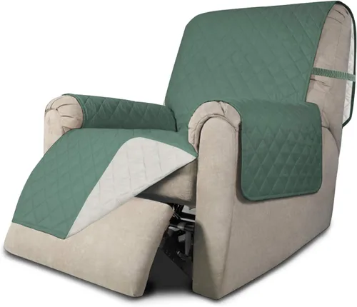 Miniatura 72 de Easy-Going - Funda para sofá, futón y sillón sin reposabrazos, reversible, resistente al agua, para mascotas y niños (azul oscuro/azul claro)