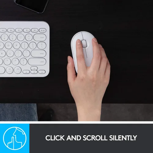 Miniatura 3 de Logitech Ratón Bluetooth inalámbrico delgado para Mac - Blanco