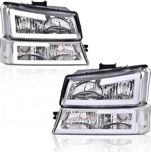 Miniatura 26 de CHEDA Conjunto de Faros Delanteros Faro Compatible con GMC Canyon/Chevy Colorado 2004-2012 Conjunto de Faros Luces de Parachoques