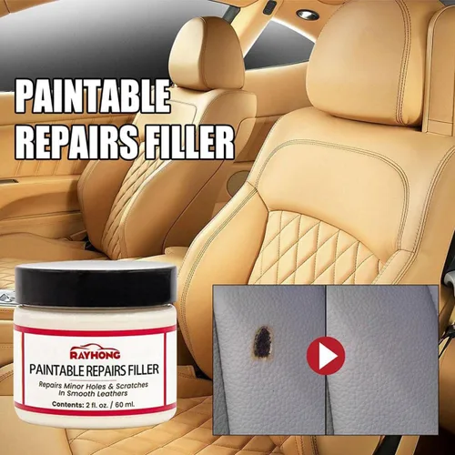 Miniatura 3 de Alkyne Relleno de cuero, pasta de relleno de cuero, crema reparadora de relleno de cuero para automóvil, acondicionador restaurador