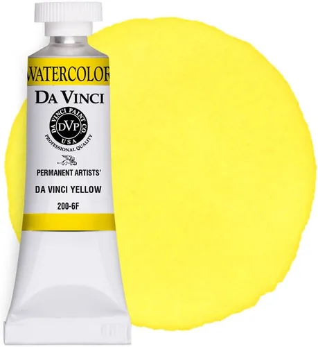 Miniatura 149 de DA VINCI PAINTS Pintura de acuarela para artista profesional, Gamboge (tono), 0.5 fl oz