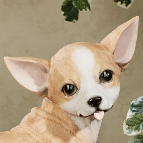 Miniatura 4 de Touch of Class Encantado Chihuahua Perro Adorable Escultura de Mesa Tawny