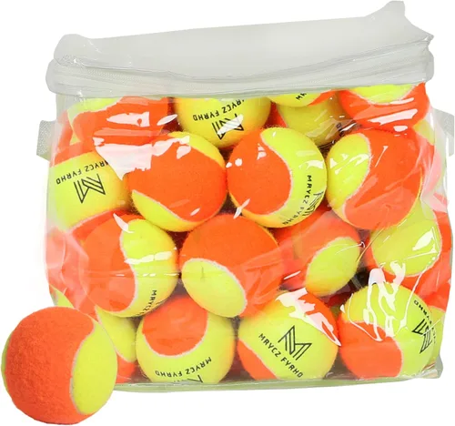 Miniatura 11 de Juego de 12/18/24/30/40 pelotas de tenis para niños, pelotas de tenis de baja compresión 25%-50% para principiantes, pelotas de entrenamiento