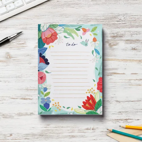 Miniatura 3 de Bloc de notas de lista de tareas (juego de 3) Bloc de notas de notas florales de Ana Sanfelippo