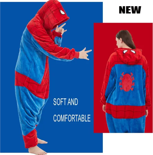 Miniatura 4 de SWEETXIN Pijama unisex para adultos y niños, para Halloween, Navidad, ropa de dormir, traje de cosplay para mujeres y hombres