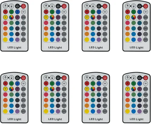 Miniatura 8 de Rockville Paquete Par de Baterías 6RF Negro, 8 Luces de Lavado Recargables+Estuche RGBWA+UV, DMX inalámbrico, control remoto RF, batería de 15