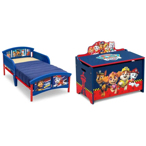 Miniatura 13 de Delta Children Cama para niños pequeños de plástico, Nick Jr. PAW Patrol y Cama para niños pequeños de plástico, Disney/Pixar Cars