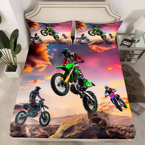 Miniatura 24 de Juego de sábanas para niños gamepad regalo para adolescentes, ropa de cama para niños, niñas, hombres jóvenes, videojuegos, sábana bajera ajustable