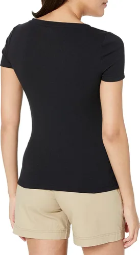 Miniatura 2 de GAP Women's Ribbed Short Sleeve Henley