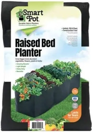 Miniatura 5 de Park Seed Smart Pot - Maceta de tela, capacidad de 3 galones, color negro
