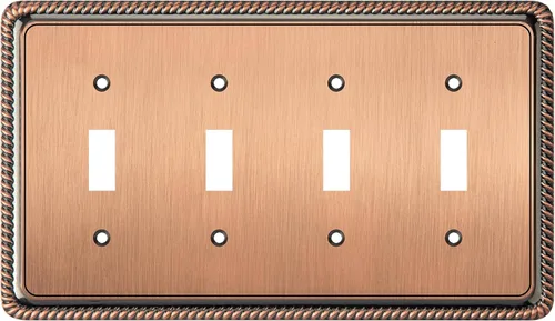 Miniatura 27 de Henne Bery Placa Decorativa de Pared con Borde de Cuerda Placa de Interruptor Cubierta de Tomacorriente