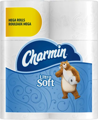 Charmin Papel higiénico ultra suave Mega Roll, Mega, 24 unidades