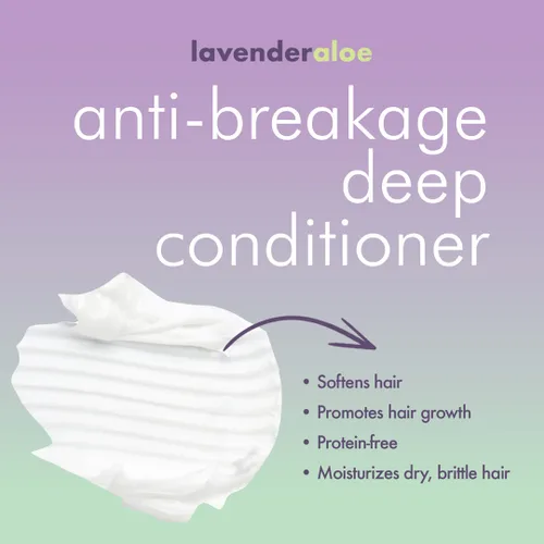 Miniatura 5 de EDEN BodyWorks Acondicionador profundo anti-rotura de aloe lavanda (16 onzas) - Tratamiento capilar para fortalecer y mejorar la elasticidad