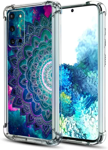 Miniatura 9 de Funda para Galaxy S20 FE 5G, atrapasueños, protección contra caídas espaciales, a prueba de golpes, TPU de cuerpo completo, resistente a