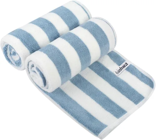 Miniatura 12 de KinHwa Toallas de mano de microfibra para baño, toallas faciales suaves y absorbentes, toallas de mano grises para baño, paños de lavado para spa