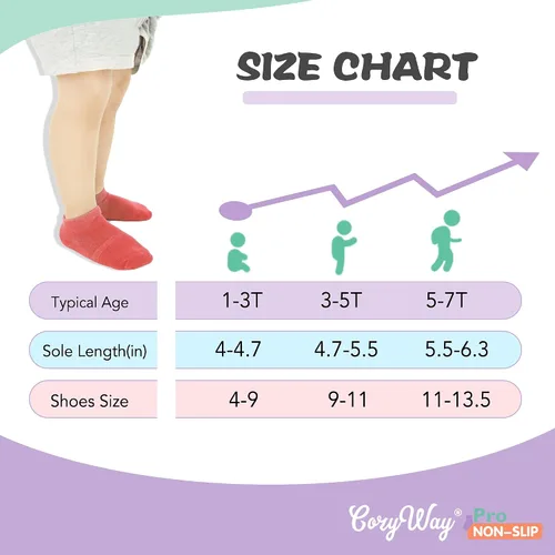 Miniatura 7 de CozyWay Calcetines antideslizantes de tobillo para niños pequeños con agarres calcetines de corte bajo para bebés niñas y niños 121415 pares