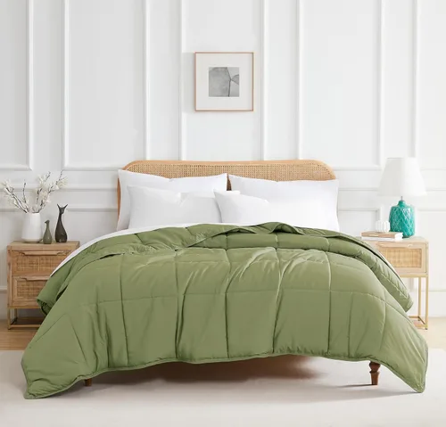 Miniatura 26 de Edredón ligero Southshore Fine Linens Vilano Springs, Microfibra, Bone, Full/ Queen Hueso