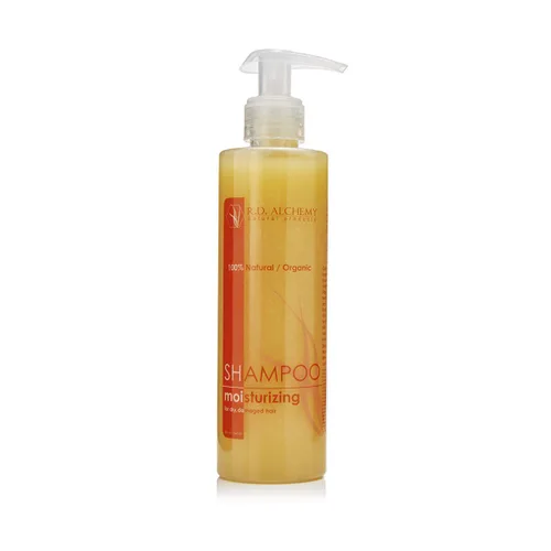 RD Alchemy - Champú hidratante 100% natural y orgánico. Champú natural para cabello seco, dañado, roto y encrespado. Sin sulfato limpia la suciedad