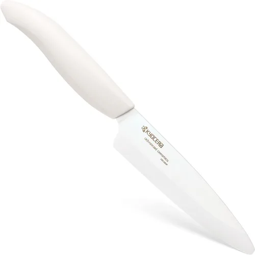 Miniatura 14 de Kyocera Ceramic Revolution - Cuchillo utilitario de 4.5 pulgadas, mango naranja, hoja blanca