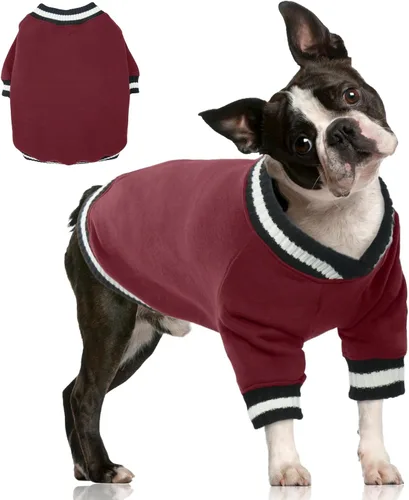 Miniatura 11 de FUAMEY Sudadera con capucha para perro - Suéter de forro polar para mascotas cálido de invierno, suave, lindo suéter azul para perrito, niño o niña