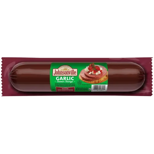 Miniatura 4 de Johnsonville Salchicha de Verano de Carne 1/20oz, Buena Fuente de Proteína, Ideal para Embutidos y Quesos
