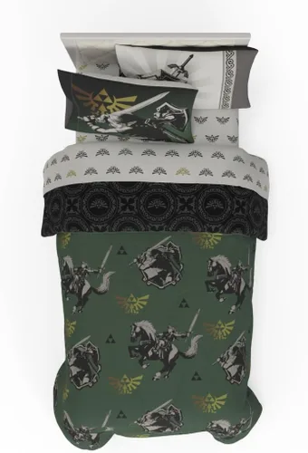 Miniatura 99 de Franco - Juego de ropa de cama para niños, edredón y sábanas supersuaves con funda de almohada, 5 piezas, tamaño individual, Jurassic World, 6A1348