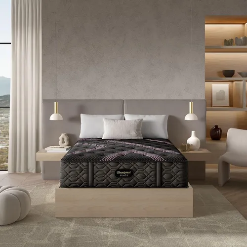 Miniatura 16 de Beautyrest Black Series Two - Colchón tamaño mediano King de 15.5 pulgadas, transpirable, refrescante y de apoyo, certificado CertiPUR-US, prueba