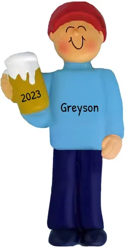 Miniatura 5 de Elves - Adornos personalizados para bebidas 2025 – Adornos de Navidad de cerveza para bebidas, cerveza para árbol de Navidad, bebida para adultos