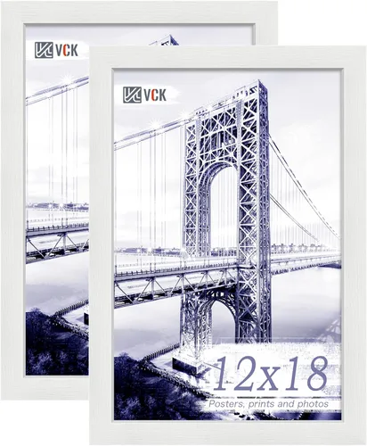 Miniatura 30 de VCK Marco de fotos de 24 x 36 pulgadas, exclusivo marco de póster grande negro para pared, galería en casa, oficina, 1 paquete