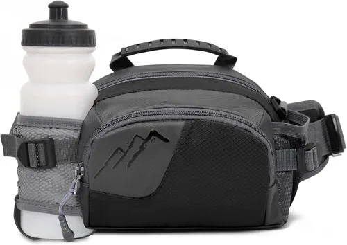 Miniatura 10 de Entchin Riñonera para mujeres y hombres, bolsa cruzada con 4 bolsillos con cremallera, bolsa de cintura ajustable, uno de los regalos esenciales