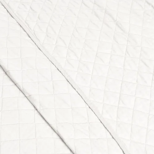 Miniatura 5 de Lush Decor Ava - Juego de colcha de 3 piezas con diseño de diamantes, tamaño King, color blanco