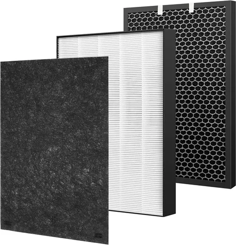 1 juego de filtro de repuesto Air220 Air320 compatible con purificador de aire Bissell Air220 Air320 2768A 2609A, incluye postes, prefiltros y