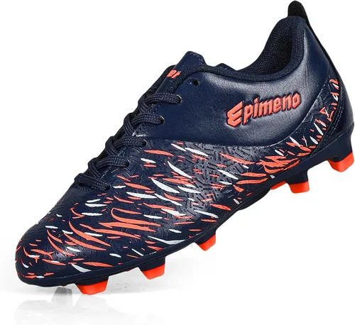 Zapatos de fútbol unisex para niños y niñas, para terreno firme (niños pequeñosniños grandes)