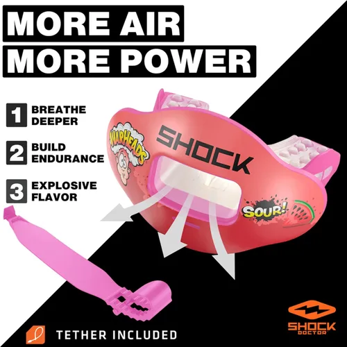 Miniatura 2 de Shock Doctor Kool Aid Protector Bucal para Labios - Máximo Flujo de Aire, Protección Completa de la Boca Compatible con Brackets, Protector
