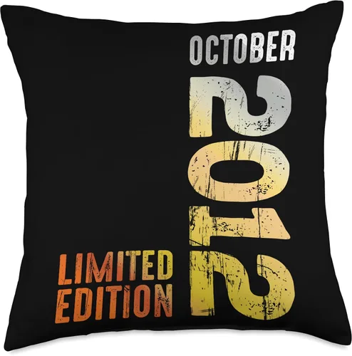 Miniatura 4 de Since October 2012 Retro 2012 Vintage 2012 October Throw Pillow
