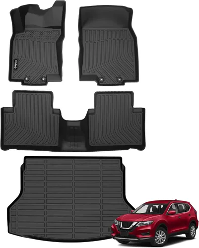 Miniatura 46 de Tapetes de piso para todo clima y forro de carga con respaldo para Chevrolet Suburban de 7 asientos 2021-2025 / GMC Yukon XL de 7 asientos